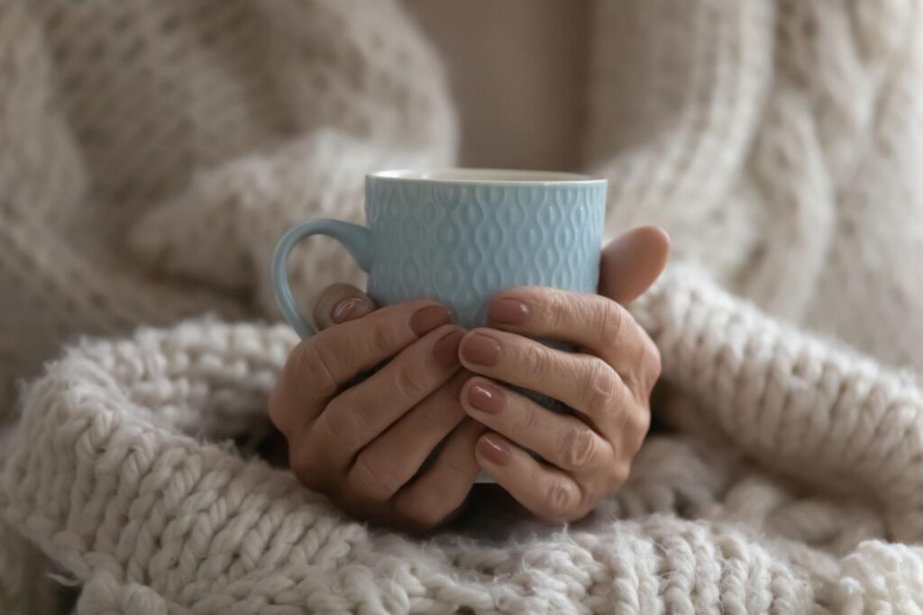 Person relaxing during hypnotherapy for chronic pain